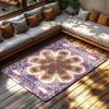 Decorative Persian Area Rug Vintage Bohemian Carpet Non Slip Floor Mat Modern Home Decor Washable Entryway Rug Tribal Pattern Li