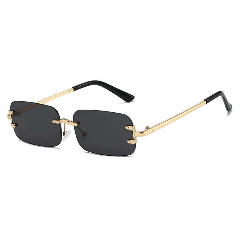 Retro Rimless Sunglasses Women Fashion Brand Sun Glasses Men Vintage Luxury Driving Sunglasses Outdoor Lady UV400 Eyewear