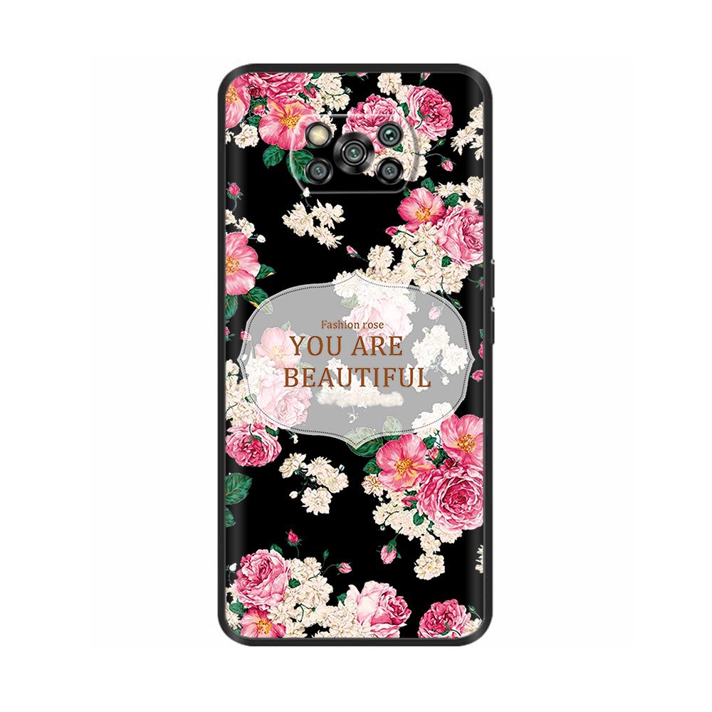 Cover For Xiaomi Poco X3 Pro Case Soft Silicon Black Phone Casse for Poco X3 NFC Case for Poco X 3 NFC PocoX3 Pro TPU Capa Funda