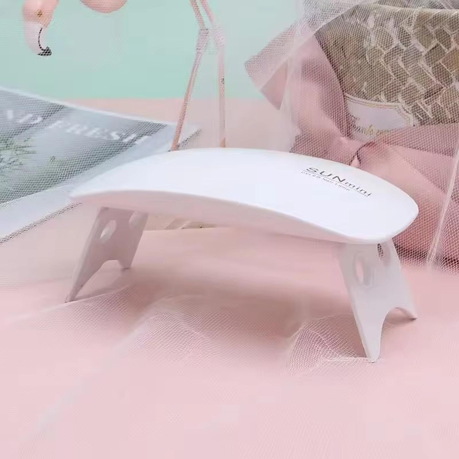 Mouse Nail Lamp UV LED Nail Dryer Portable Handheld Gel Polish Curing Light Manicure Machine Fast Drying one size белый