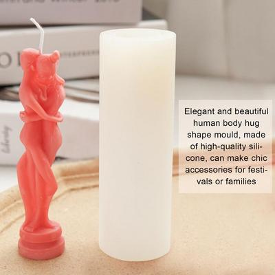 New DIY Simple Hug Family Candle Silicone Mold Love Couple Candle Molds Portrait Aromatherapy Candle Resin Mould Candle Making
