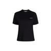 (WMNS) Logo-Print Diag T-shirt 'Black' Women's OWAA049C99JER0011001