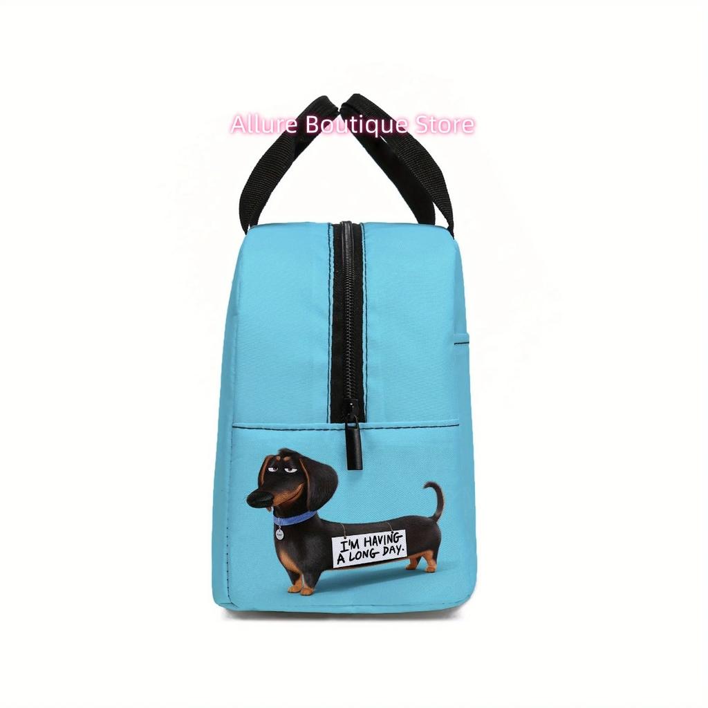Dachshund Lunch Bag, Insulated Tote Bag, Portable Handbag, Tote Bag Ice Bag Lunch Bag Multifunctional Lunch Bag, Insulated Bags