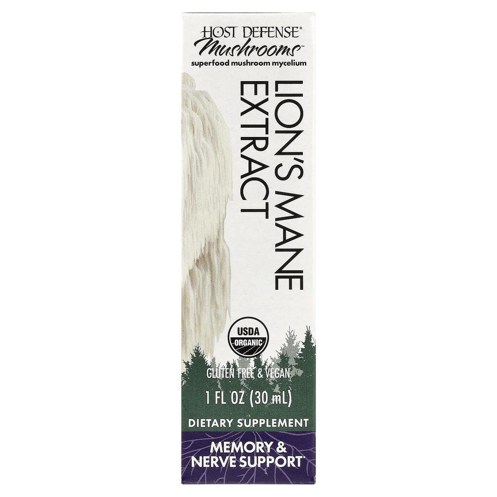 Lion'S Mane Extract, Memory & Neurological Enhancement, 30Ml(1Fl Oz)