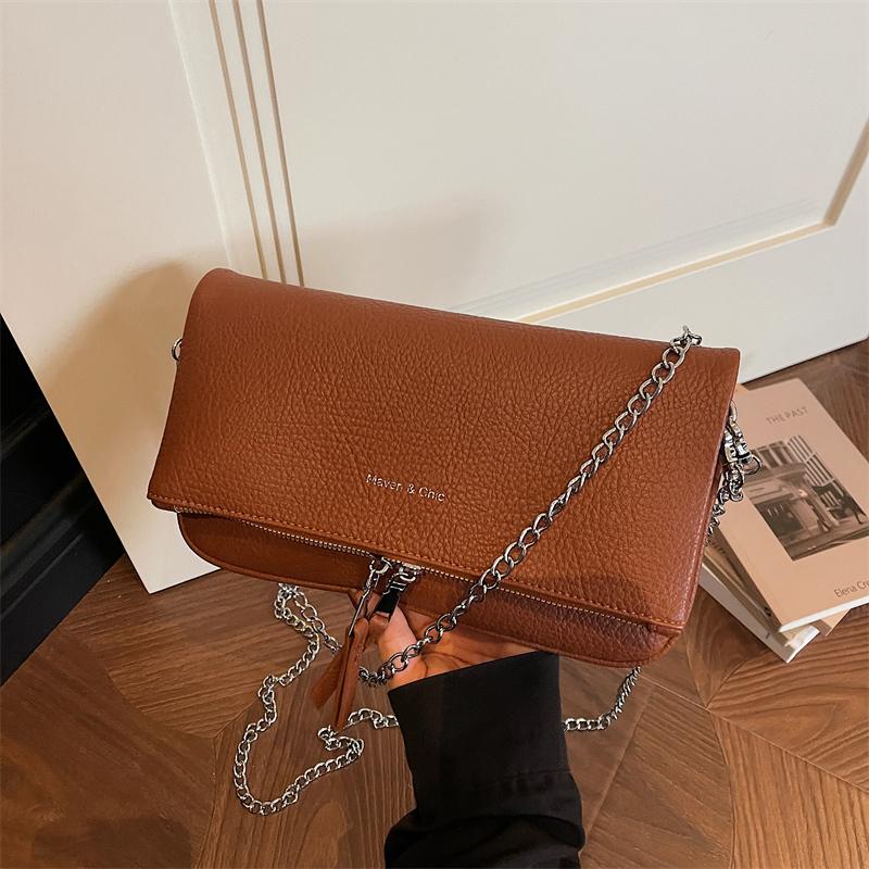 Underarm Chain Women'S Small Shoulder Bag Ladies Simple Solid Color Exquisite Women'S Versatile Casual Crossbody Bags Purse