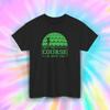Funny Golf Shirt May the Course Be With You Golfer Gift Tee Retro Style S-5XL