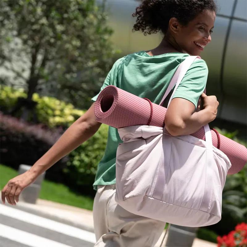 Women Travel Tote Bag University Laptop Travel Tote Diaper Gym Yoga Bag Shoulder Bag Yoga Mat Buckle for Sports College Work