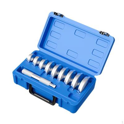 10 Pieces Bushing Press Box Aluminum Kit Auto Car Repair Tool Pull And Sleeve