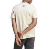 Adidas T Shirts Men's Beige Crew Neck Moderate Straight Fit IL5407
