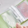 Mini Candy Farbe PU Leder Kpop Fotokarten Ordner Sammelbuch 3 Zoll Kartenaufbewahrung Idol Karte Fotoalbum Halter Buch Schreibwaren
