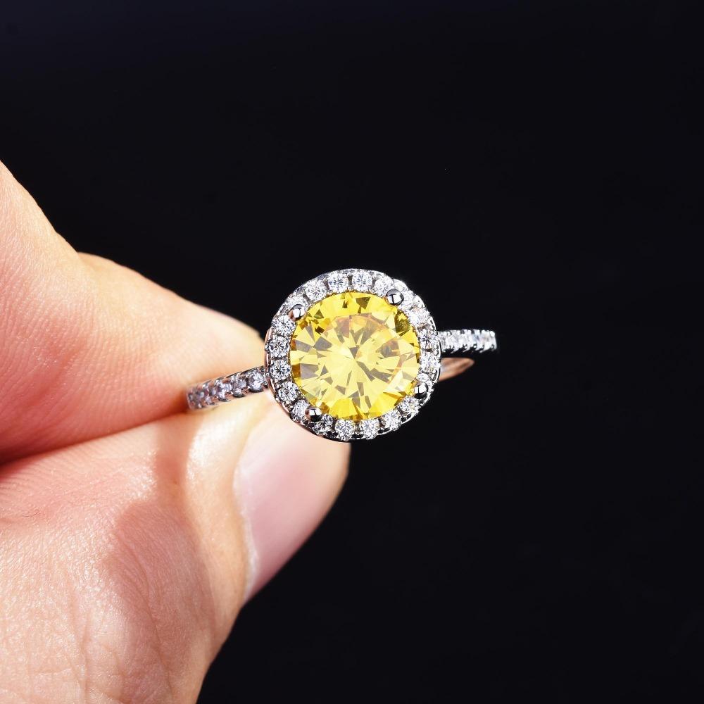 Open Ring with Simulated Imported Moissanite Morganite Sunset Stone Colorful Gemstone Adjustable Fashion Jewelry adjustable