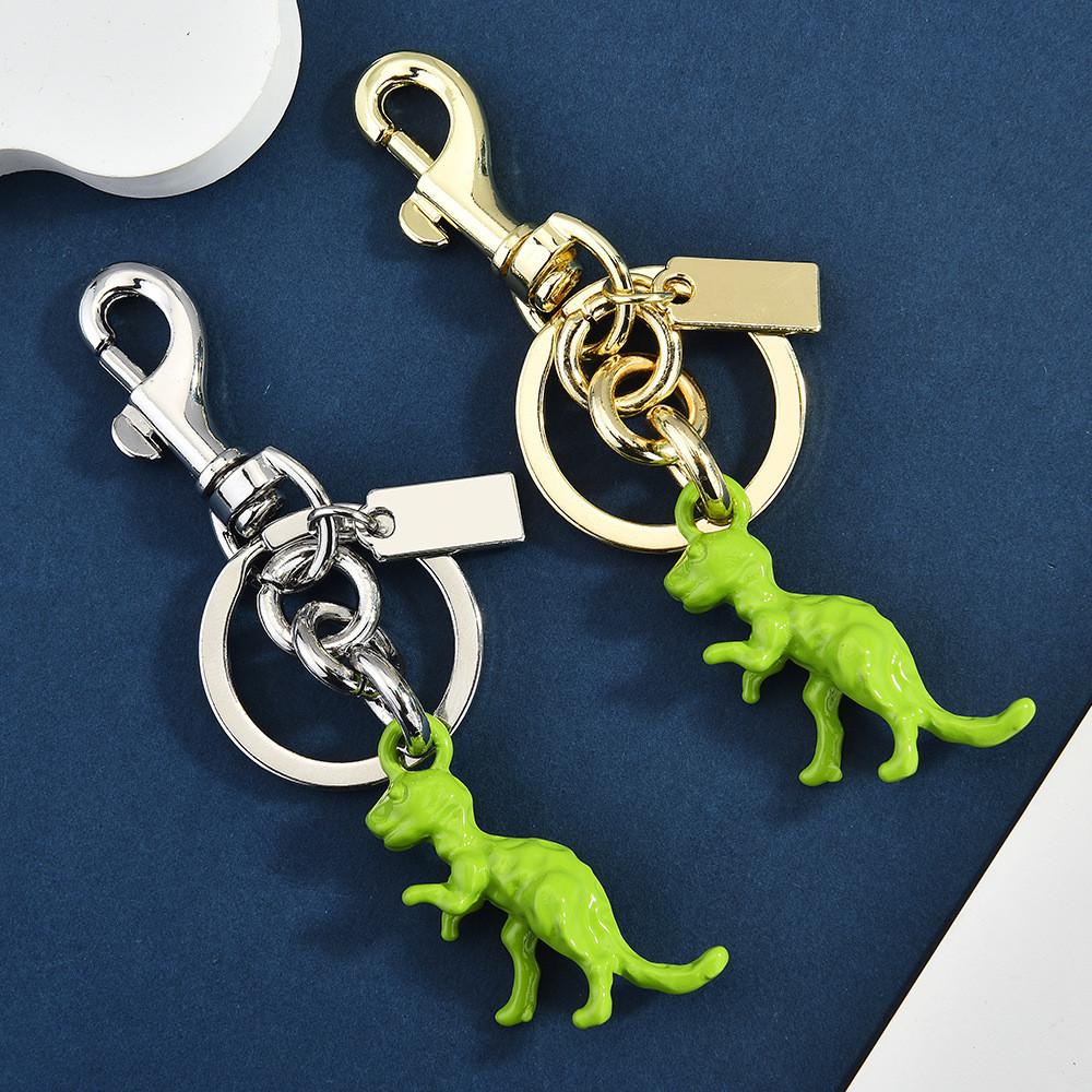3d Dinosaur Keychain With Electroplated Metal For Gift And Collection