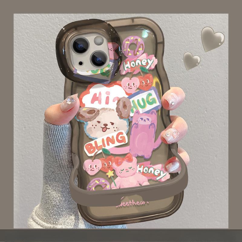 

Живопись маслом Граффити Животные Подходит для чехла для телефона Apple 16pro 15, Нишевый противоударный 14, Невидимая двойная подставка 13, Силиконовый X Redmi K40/K40 Pro