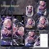 Jujutsu Kaisen Toge Inumaki Badge Keychain Set: Laser Ticket, Postcard, Bookmark - Anime Merchandise