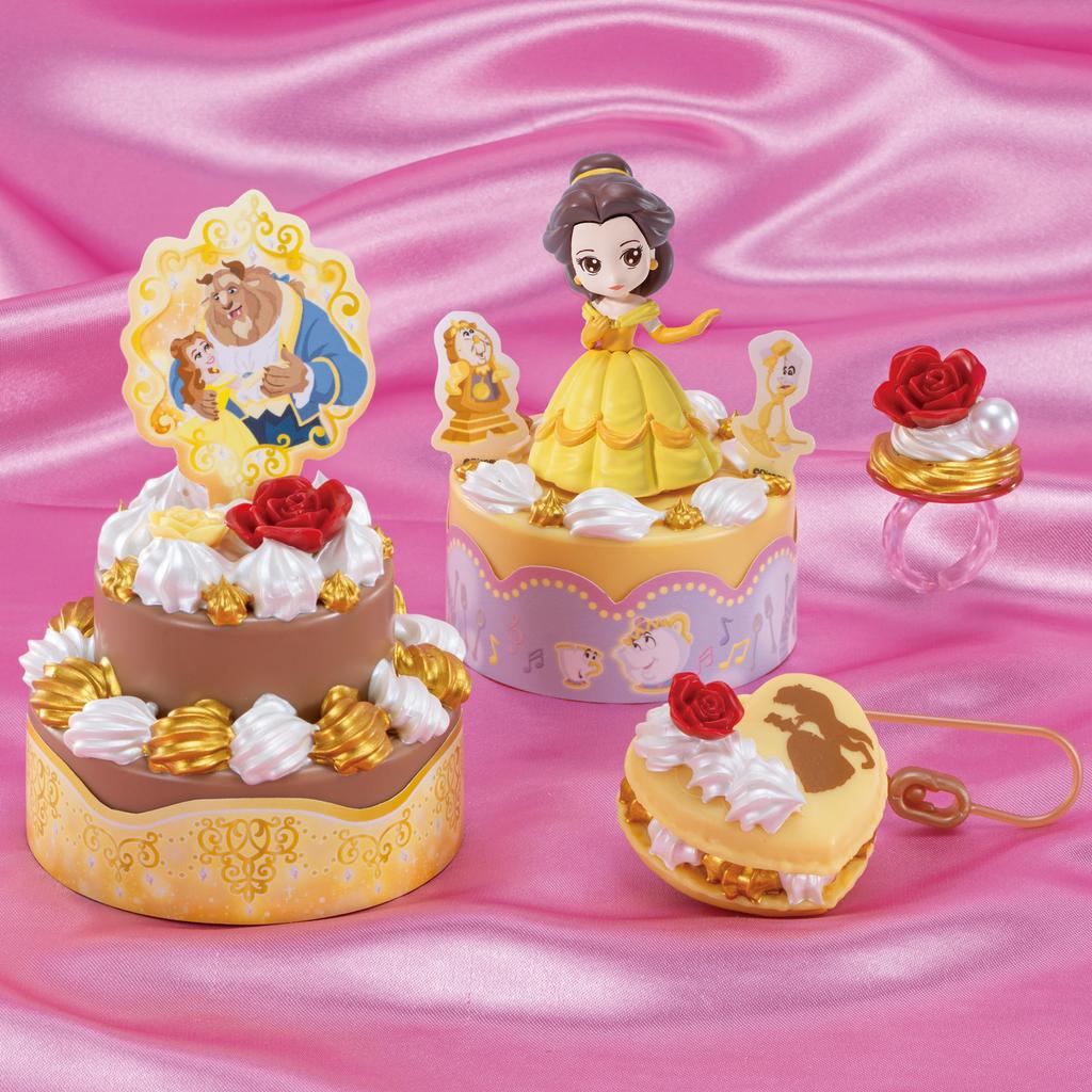EPOCH Whipple Character [Disney Princess Pearl Sweets Set Belle] W-155 ST Mark, Ages 8 and Up, Toy for Decorating and Pastry Making, Whipple