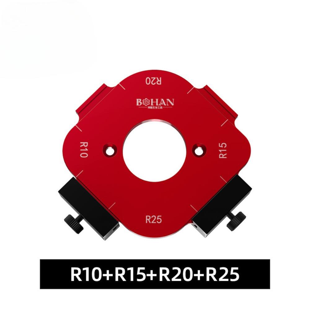 R10-R50 Radius Jig Arc Angle Positioning Template 4 in 1 Round Corner Jig  Woodworking