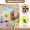 Children Wooden Montessori Toy Kids Magic Tissue Box Exercise Finger Educational Toys for Baby Early Sensory Busy Box Toys Gifts