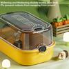 Large Space Hamsters Cage with Ventilated Lid Clear Pet Cage Indoor Resting Sleep Villa for Chinchillas Guineapigs