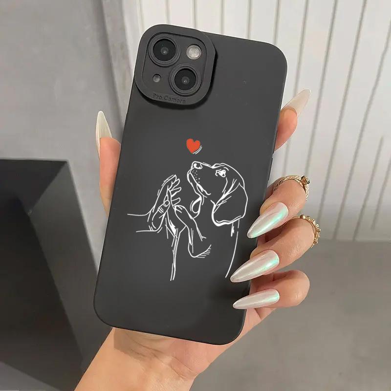 

Cat Dog High Five Pattern Phone Case For Samsung Galaxy A37 A57 A25 A56 A16 A34 A24 A05 A13 A73 A53 A23 A03 A13 4G 5G Cover Samsung A35 5G