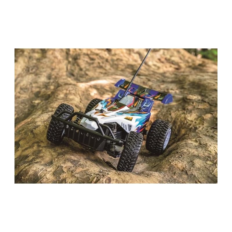 Jozen Dirt Max 1/24 Scale Radio Controlled Sand Chaser Waterproof and Dustproof Off-Road Car JRVB139-BL