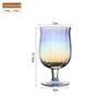 Shangqi Transparent Ribbed Glass Cup