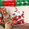 2.7M Christmas Ceiling Layout Flags Impressive Wall Hanging Christmas Santa Claus Banner Decorative Christmas Banner Decorations