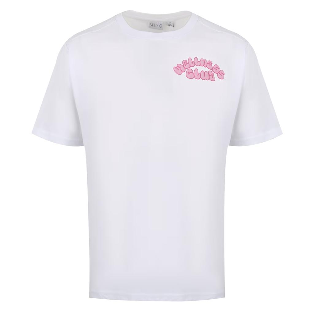 Miso Womens/Ladies Lettering Back Print Regular T-Shirt