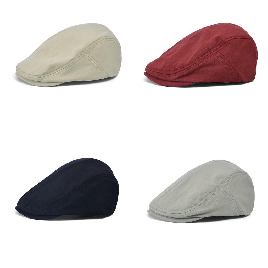 Vintage Canvas Beret Hat With Sun Protection For Women And Girls Spring Summer Autumn