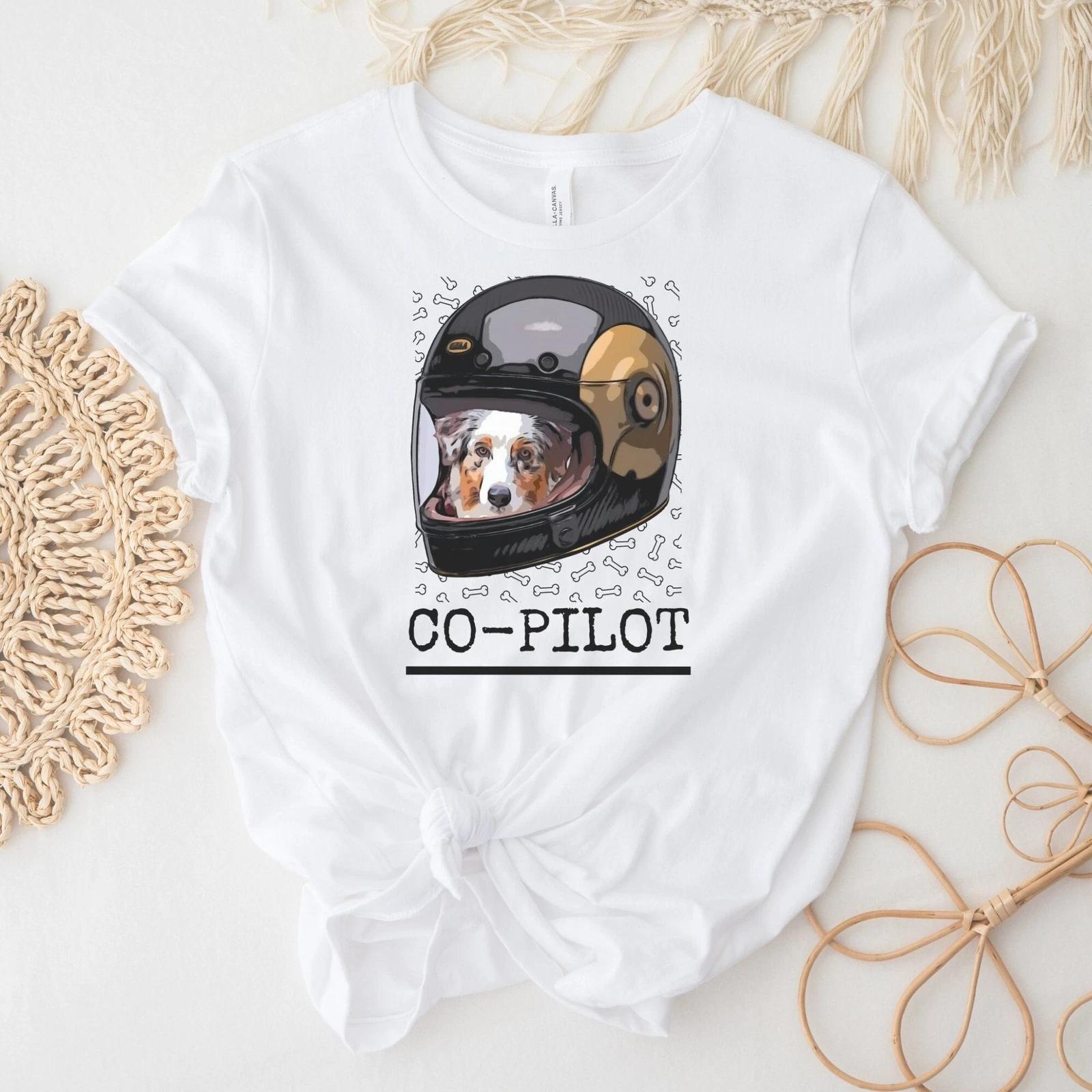 Australian Shepherd  Dog is My Copilot  Shirt 3XL
