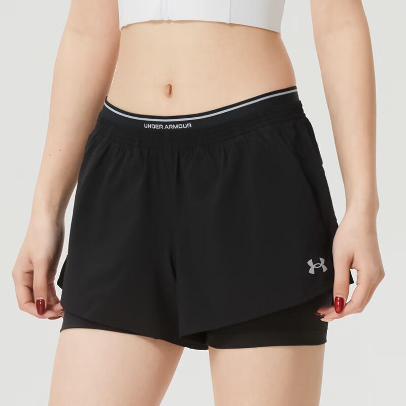 Under Armour Outdoor Fitness Training Breathable Woven Sports Shorts Women shorts 6009967-008