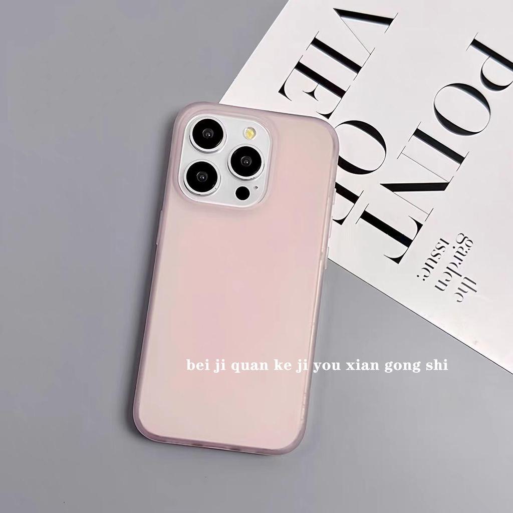 Mattiertes halbtransparentes Softshell-Handycase für iPhone 12-17 Pro Max