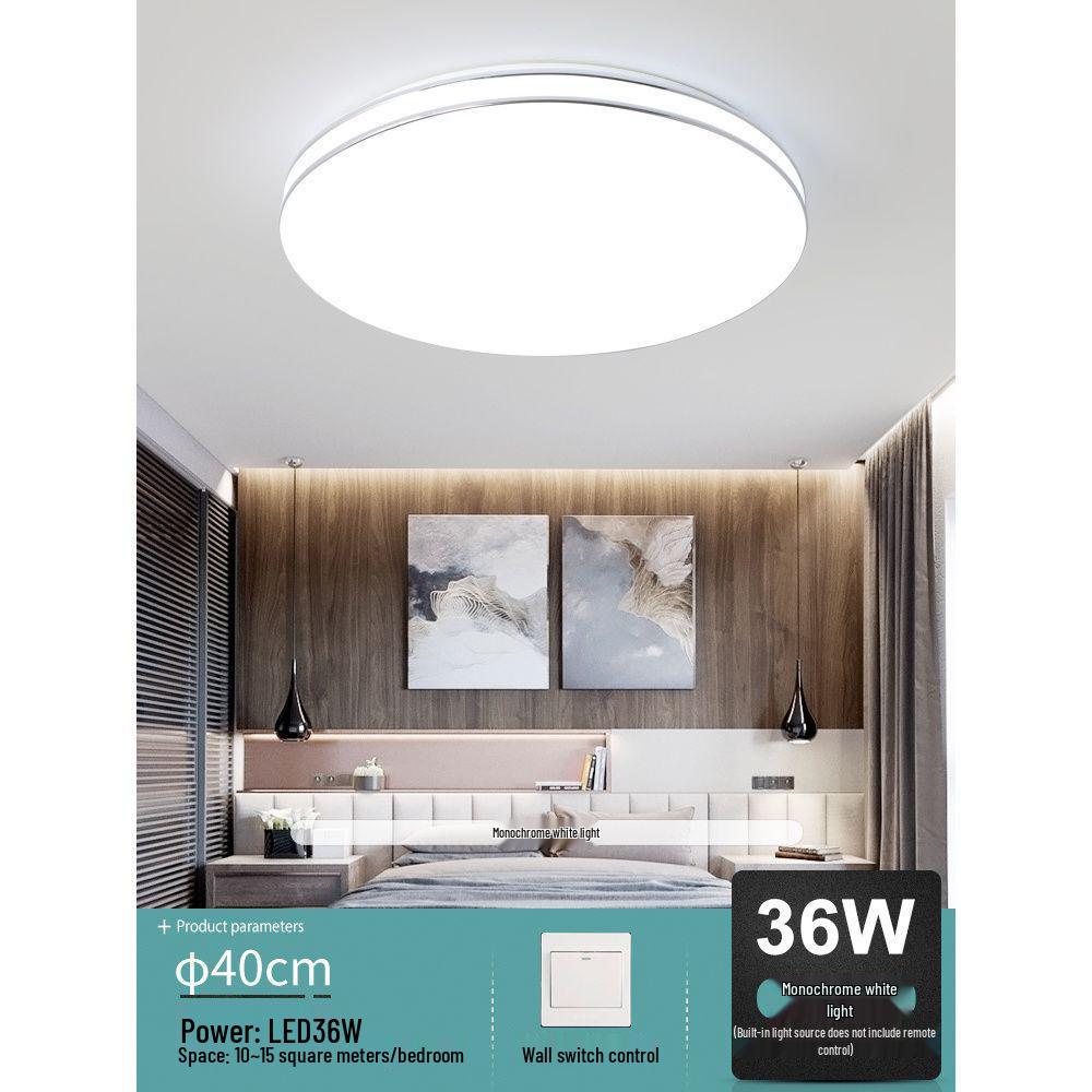 Ultra-Thin LED Ceiling Light: Modern Minimalist for Bedroom, Living Room, Kitchen, Balcony, and Corridor