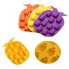 Silicone Ice Mold 12 Even Pineapple Shape DIY Baking Mould Tool for Jelly Pudding Chocolate Cake