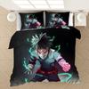 Cartoo My Hero Academia Bedding Set 3D Duvet Cover Pillowcase Single Double Queen Twin Full Size Duvet Cover for Kids Boys Teens