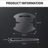 For Mercedes Benz AMG GLE GLS CLS GLC CLA GL 8Pcs Car Door Handle Bowl Transparent Rubber Protector Car Sticker Door Wrist Film