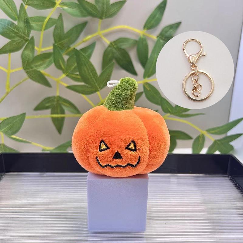 

Мультяшная креативная плюшевая кукла-тыква на Хэллоуин, симпатичная мягкая плюшевая тыквенная голова, брелок для рюкзака, украшение, подарок на Хэллоуин