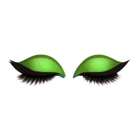 2 Pairs Lazy Eye Shadow Eyelash Patch 2-in-1 Eyeshadow Eyelashes Makeup Stickers Reusable Eye Makeup Stickers with False Lashes Shadow