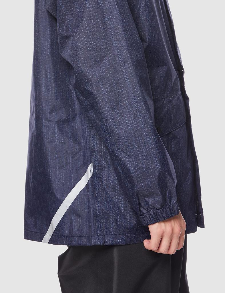 Breathable and Waterproof Rain Water High Rotating Rolling Rain Size 3L [Document] Suit, 10,000mm Resistance, Visibility, Hood, Suit, Denim,