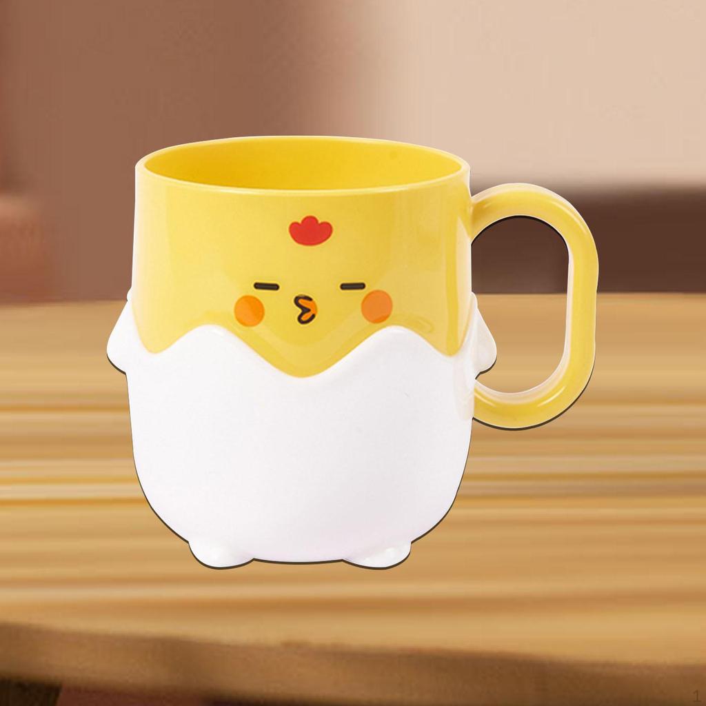 Cartoon Chicken Toothbrush Cup Anti-Brushing Reusable Drinking Washing for Kids Boys