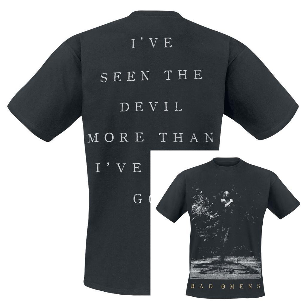 Y2k Bad Omens Cotton Band Shirt Unisex Summer Short Sleeve Fashion Brand Tee Luxury Casual Vintage