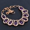 Pink Amethyst Gemstone Jewelry, Handmade Copper Necklace, Gorgeous Oval Shape Women Jewelry For Women