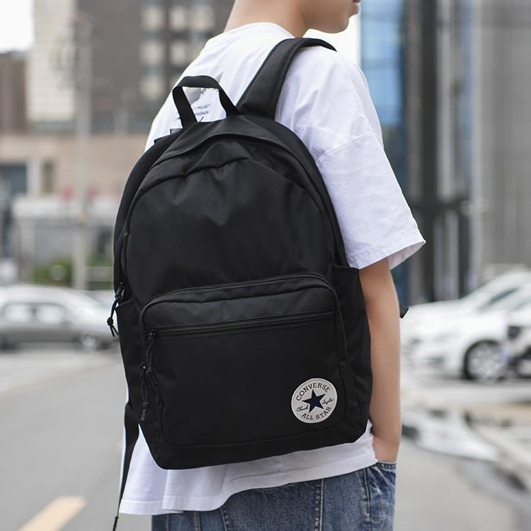 New Converse GO 2 Polyester Backpack Regular Unisex Black 10020533-A01