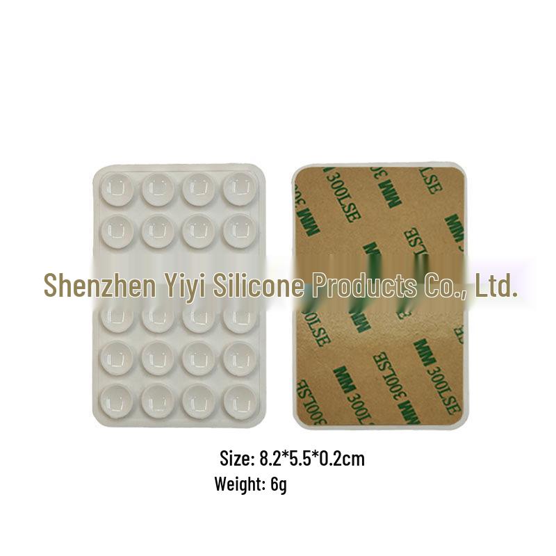 Silicone Phone Holder: Portable, Anti-slip, Stable Suction Cup Back Sticker