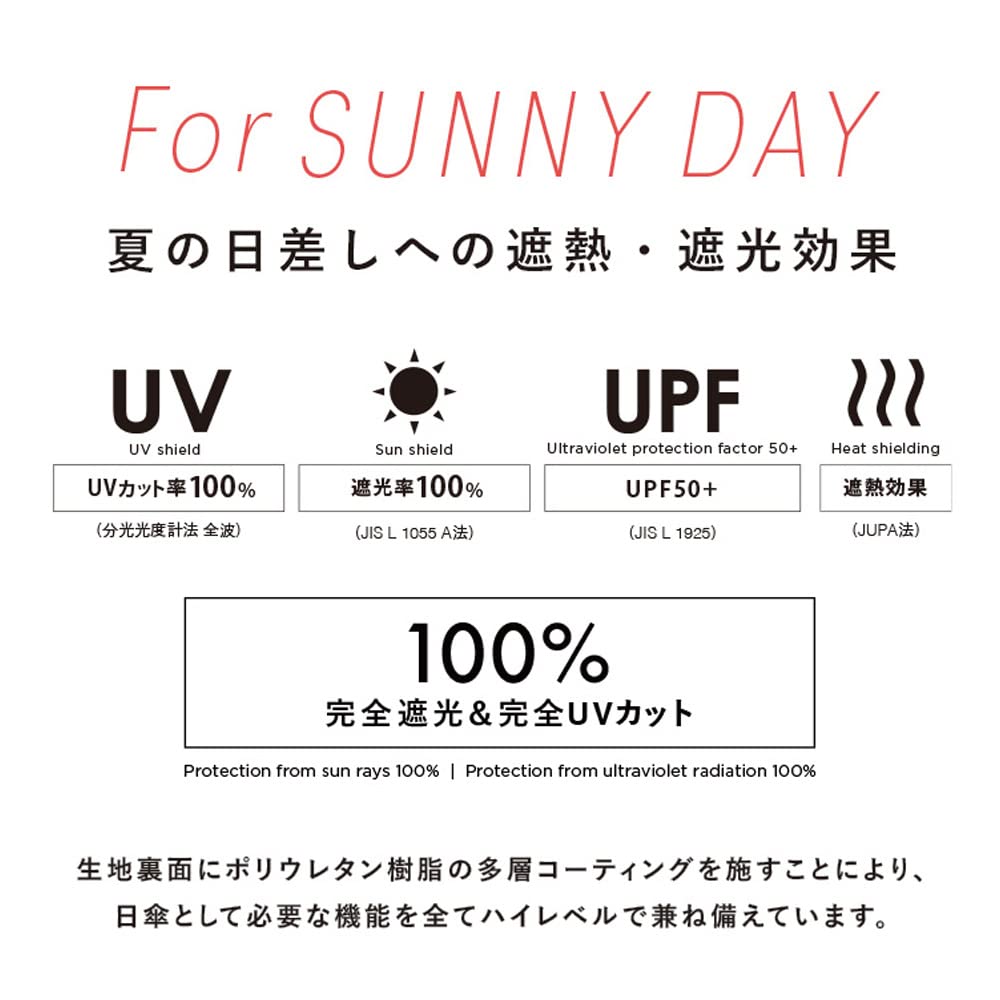 IZA Light Slim Full UV Suitable for Sun and Folding [2022] Wpc. & Parasol, Gray, 55cm, Blackout, 100% Protection, Rain, Lightweight, Slim, Men's