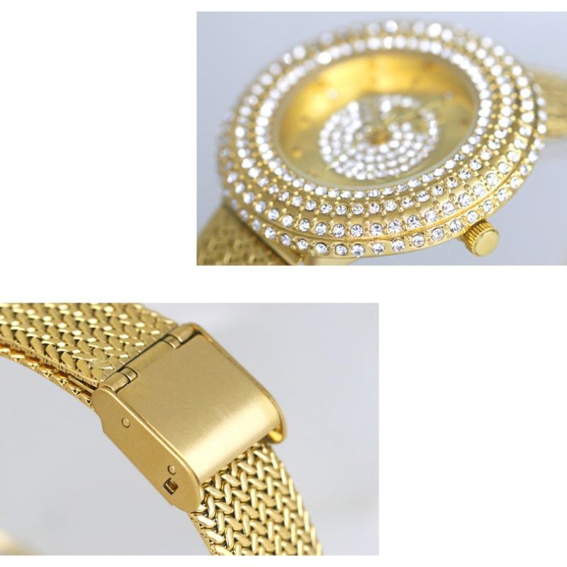 Fashion Luxury Watches For Woman New Vintage Golden Women's Wristwatches Ladies Dress Quartz Clock