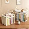 Transparent Clothes Storage Bag, with Sturdy Handles, Durable Plastic Visibility Book Organizer, Moisture-proof Toys Container for Playroom Study Room