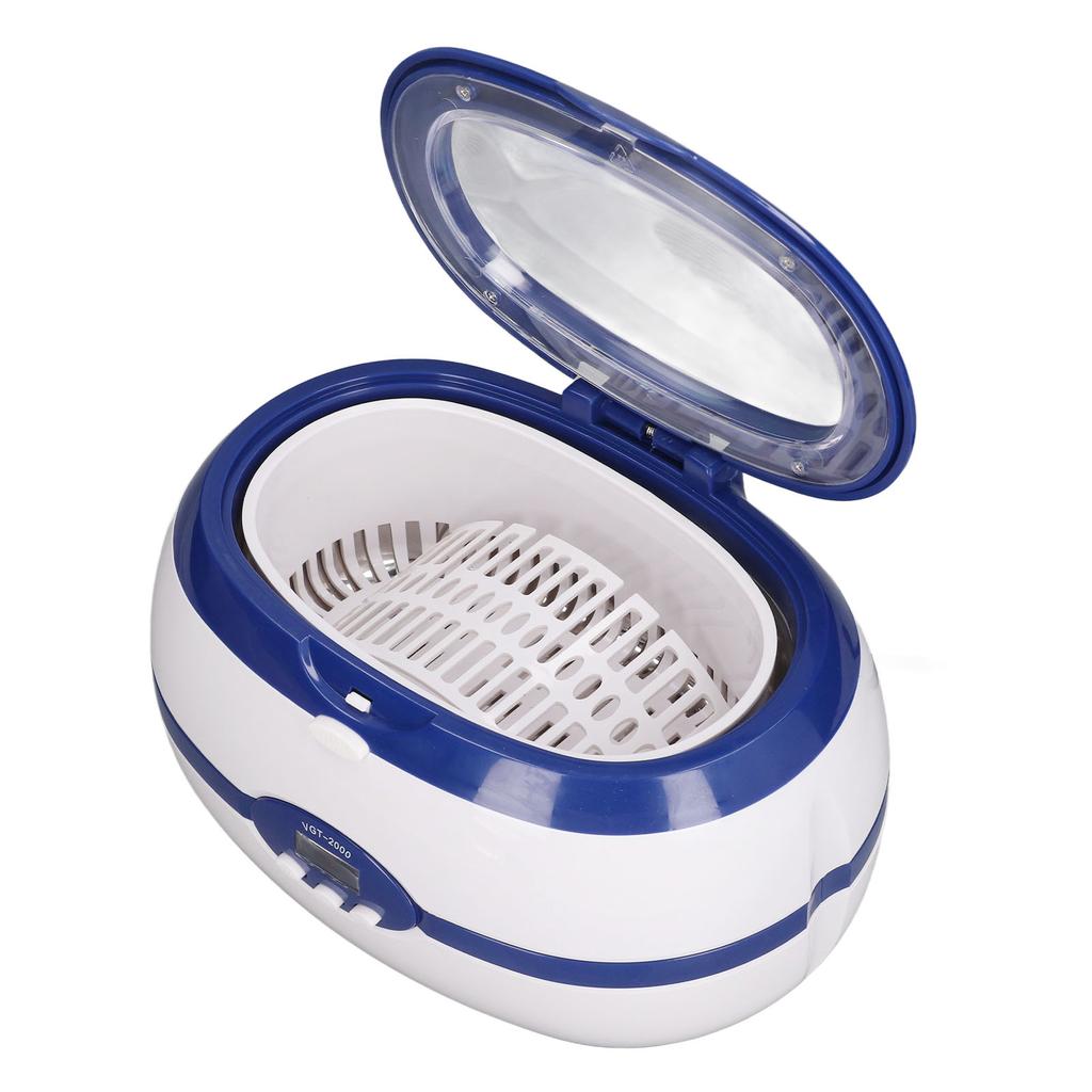 600ml Digital Timing Ultrasonic Cleaning Machine Jewelry Ultrasonic Cleaner for Glasses Printer Nozzle US Plug 100‑120V