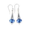 Rare Tanzanite Gemstone 925 Sterling Silver Handmade Drop/Dangle Earrings 1.80" EE-50-8