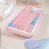 Pc Pink Transparent Keycap Cherry 170 Key Mechanical Keyboard Keycap 75/87 Arrangement Night Devil K81
