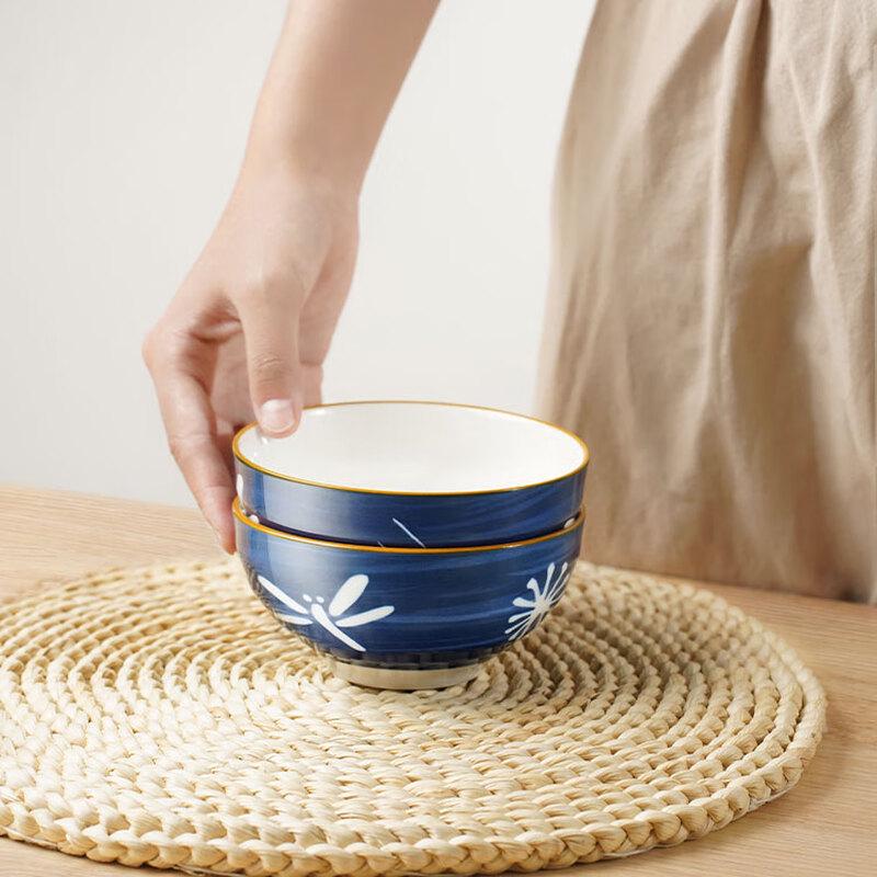 SUPOR Japanese Style Glazed Enamel Dinnerware Set